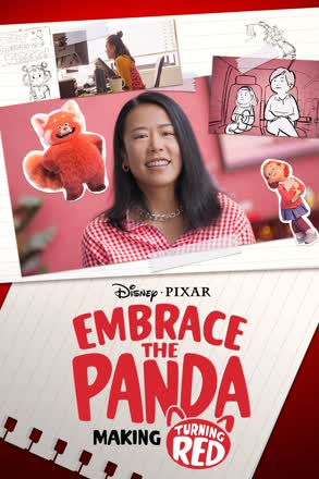 embrace panda making turning red